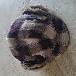 Scala plaid winter cap. OSFM